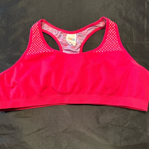 Circo Girl's Fuchsia Pink Girl's Sports Bra Size XL No Pad - Picture 1 of 6